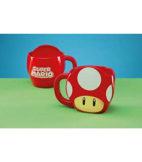 Super Mario Taza Power-Up Mushroom