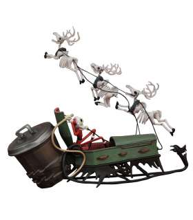 Tim Burton´s Nightmare before Christmas Estatua PVC Jack and Sleigh