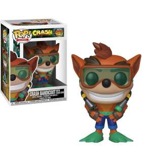 421 CRASH BANDICOOT FUNKO POP CRASH BANDICOOT WITH SCUBA GEAR