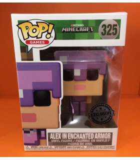 325 MOJANG MINECRAFT FUNKO POP ALEX IN ENCHANTED ARMOR