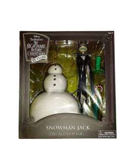 Tim Burton´s Nightmare before Christmas Snowman Jack deluxe Cloth doll