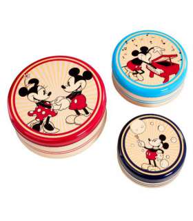 Set 3 latas Mickey Minnie classic disney