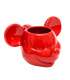 3D Disney Mickey Mouse color rojo