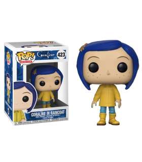 423 CORALINE FUNKO POP CORALINE IN RAINCOT