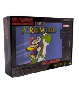 Lámpara cuadro Super Mario World Luminart