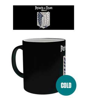 Attack on titan taza sensitiva al calor scouts