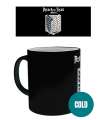Attack on titan taza sensitiva al calor scouts
